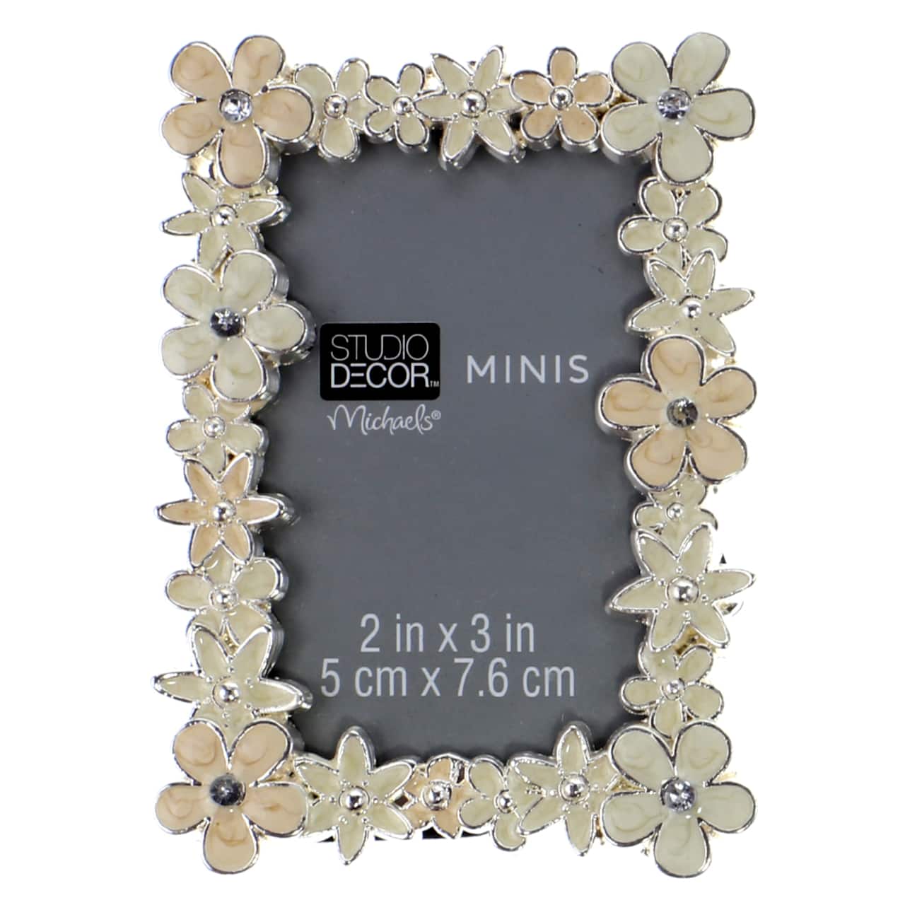 Cadre floral blanc miniature de Studio Décor